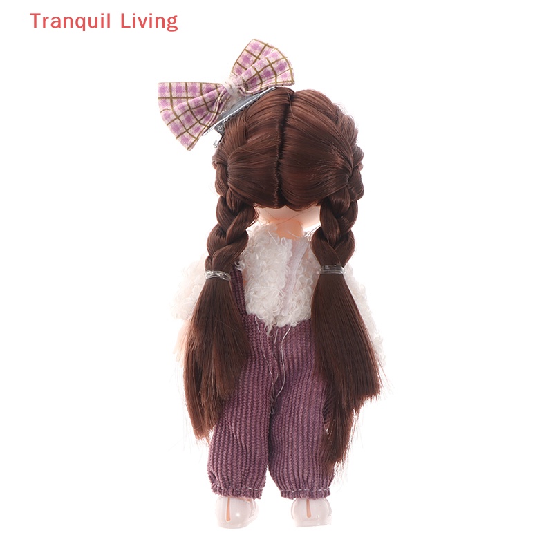 Búp Bê Khớp Động mini 16cm Có Thể Tháo Rời Kèm Quần Áo Cho Bé Gái