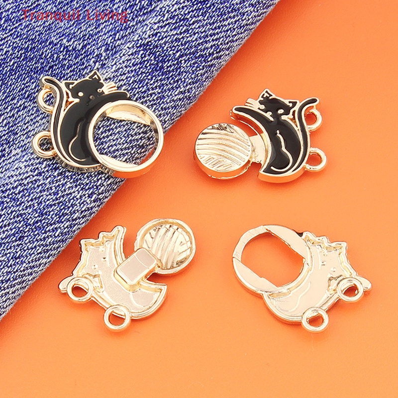 Khóa Cài Thắt Lưng Quần Jean Đóng Nút Bằng Kim Loại Có Thể Tháo Rời Trang Trí Nút Thắt Lưng Quần Jean M I