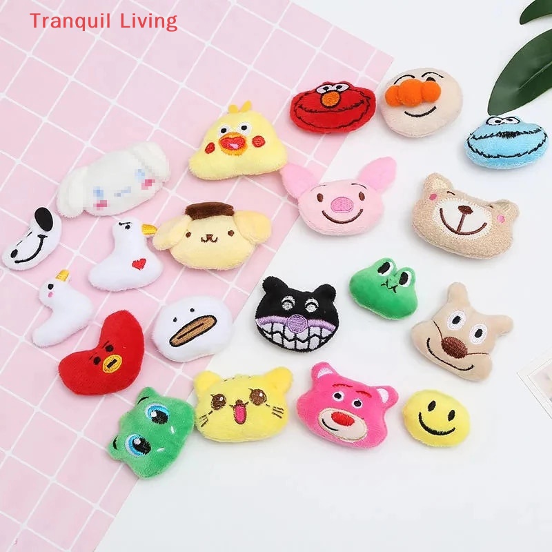 Set 10 Búp Bê Nhồi Bông Hình Động Vật Dễ Thương 5-6cm