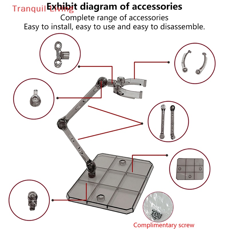 1 Bộ Giá Đỡ Trưng Bày Mô Hình Nhân Vật Gameinema Tỉ Lệ 1 / 144