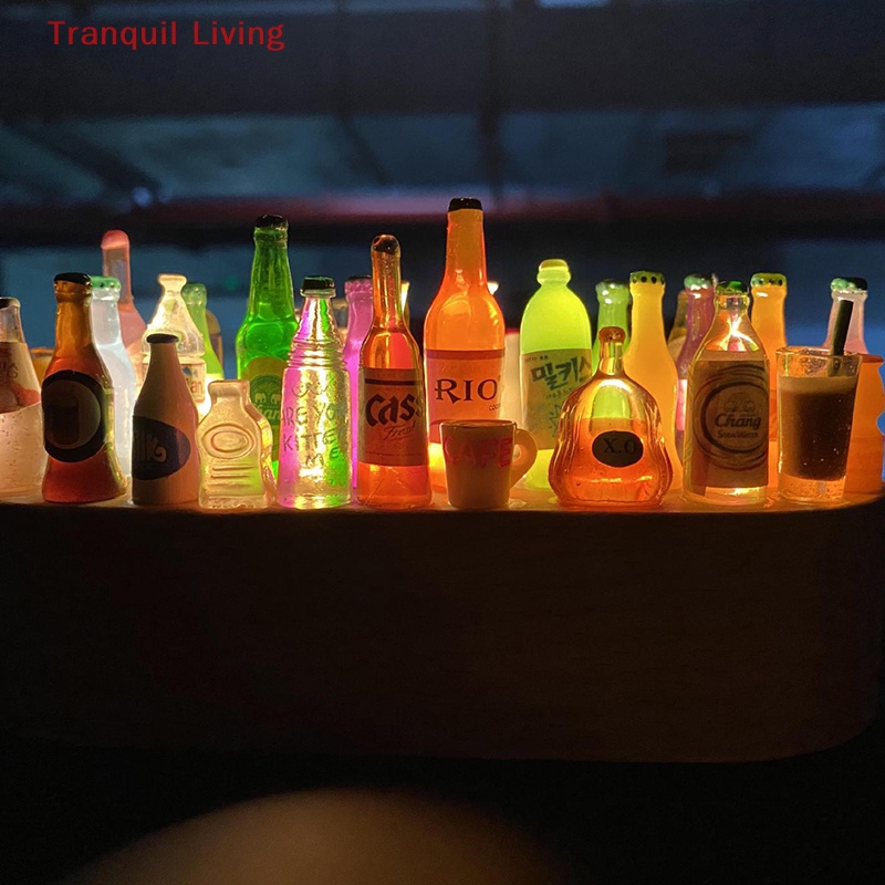 Set 10 / 20 Chai Rượu mini Trang Trí Nhà Búp Bê