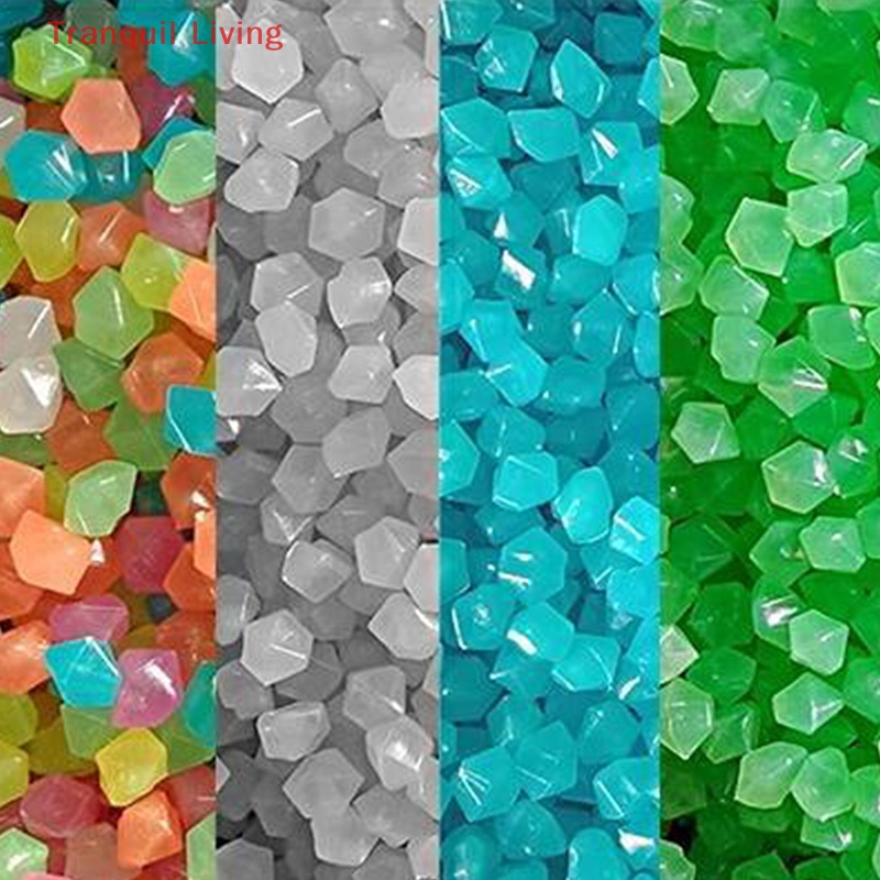 Set 50 Viên Đá Dạ Quang Trang Trí Sân Vườn Ngoài Trời Phát Sáng Trong Đêm