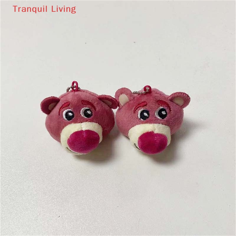 Móc Khóa Gấu Bông Hoạt Hình Dâu Tây Dễ Thương Trang Trí Túi Xách Trang Sức M I