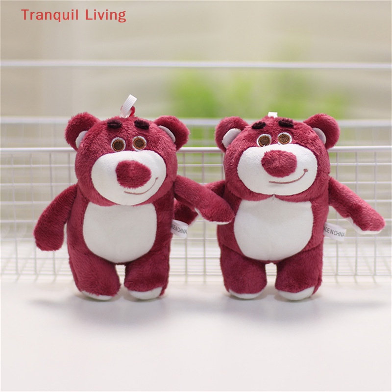 Móc Khóa Gấu Bông Hoạt Hình Dâu Tây Dễ Thương Trang Trí Túi Xách Trang Sức M I