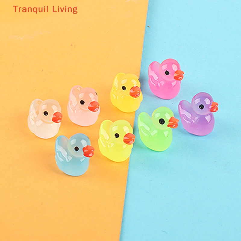 Bộ 5 Vịt Dạ Quang Trang Trí Phong Cảnh diy