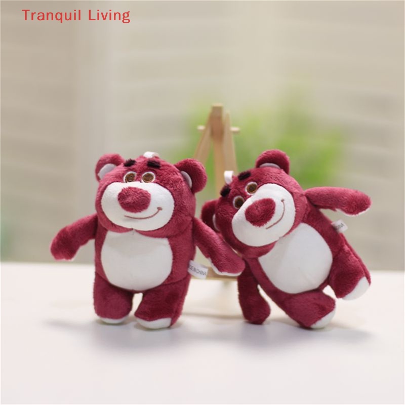 Móc Khóa Gấu Bông Hoạt Hình Dâu Tây Dễ Thương Trang Trí Túi Xách Trang Sức M I