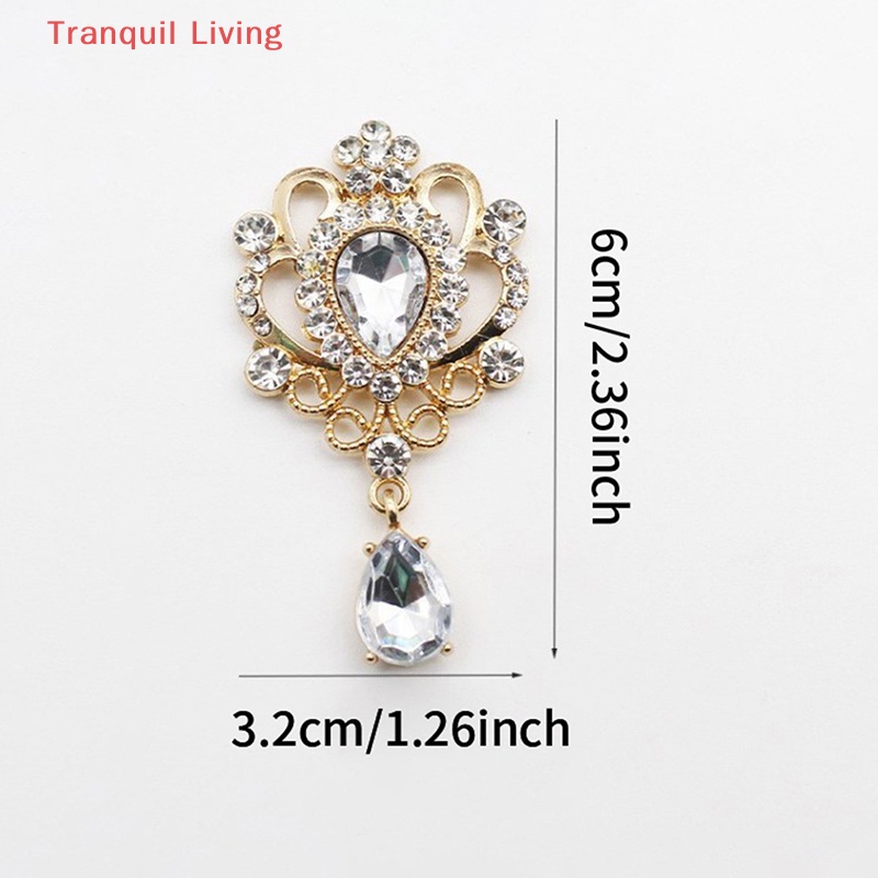 Trâm Cài Tóc Đính Đá 32 * 60mm Dùng Làm Đồ Trang Sức diy