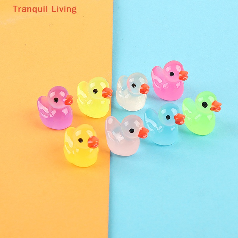 Bộ 5 Vịt Dạ Quang Trang Trí Phong Cảnh diy