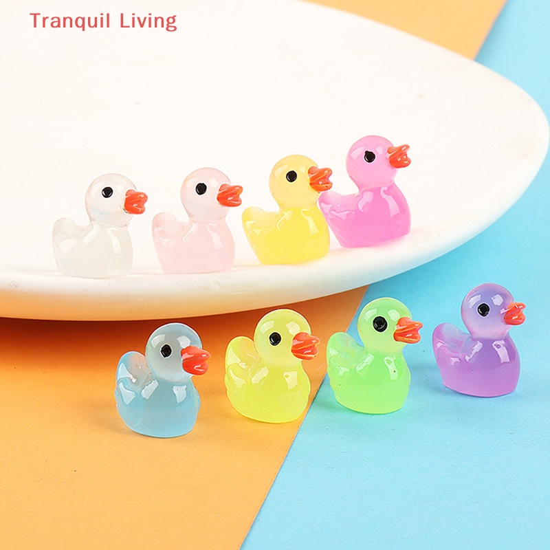 Bộ 5 Vịt Dạ Quang Trang Trí Phong Cảnh diy