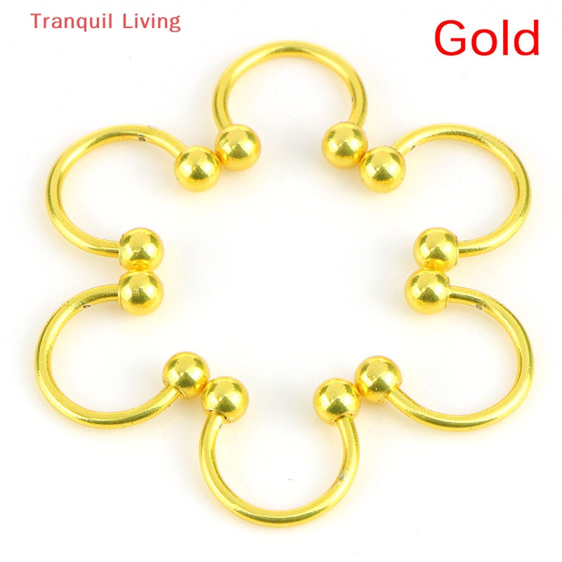 Set 10 Khuyên Mũi / Môi / Tai / Mũi Bằng Thép Không Gỉ