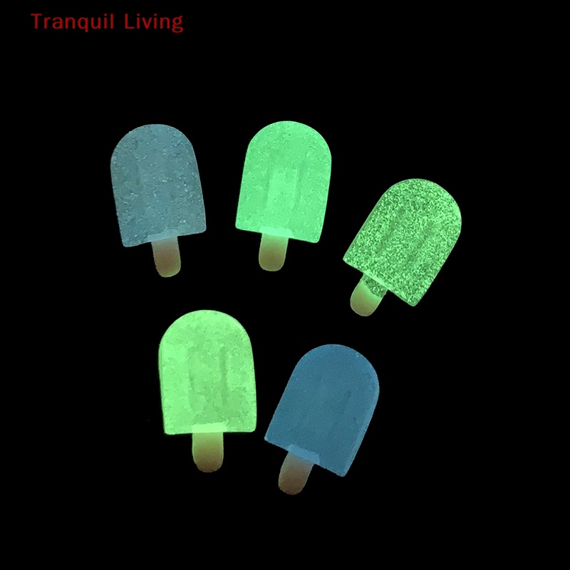 Bộ 5 Que Kem Nhựa Phát Quang Dễ Thương Trang Trí Xe Hơi