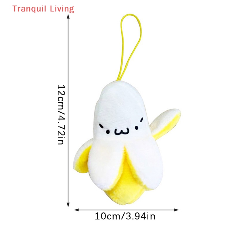 Móc Khóa Hình Quả Chuối Hoạt Hình Nhồi Bông Đáng Yêu