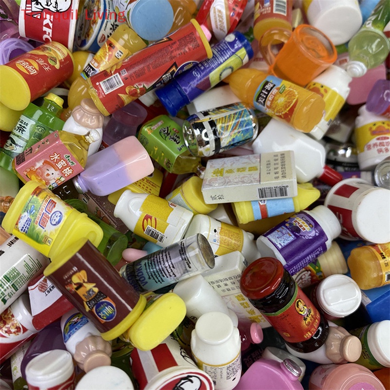 Set 5 Đồ Ăn Vặt mini Dễ Thương Cho Nhà Búp Bê