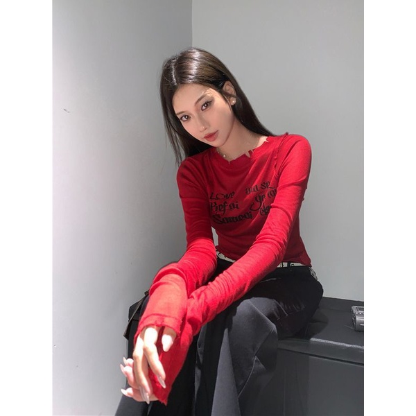 EOENKKY áo phông áo thun nữ croptop baby tee Thời trang hàn quốc A29J2H9 34Z230825