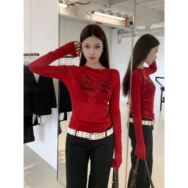 EOENKKY áo phông áo thun nữ croptop baby tee Thời trang hàn quốc A29J2H9 34Z230825