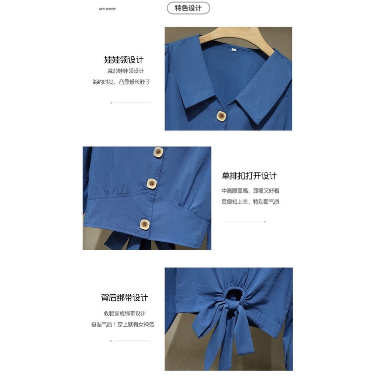 Áo Sơ Mi Nữ Tay Dài Cổ Búp Bê Phong Cách Thời Trang Châu Âu Mới