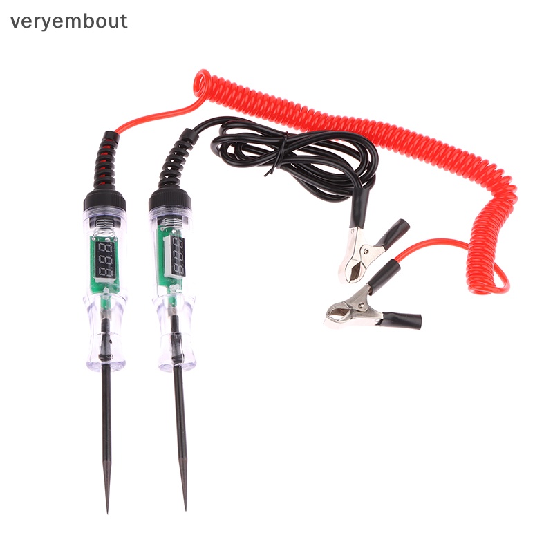 Ut Bút Thử Điện Kỹ Thuật Số 6v 12v 24v dc Chuyên Dụng Cho Xe Hơi Xe Tải