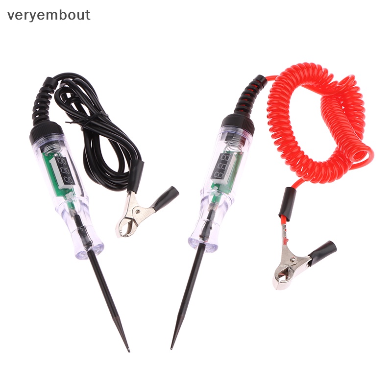 Ut Bút Thử Điện Kỹ Thuật Số 6v 12v 24v dc Chuyên Dụng Cho Xe Hơi Xe Tải