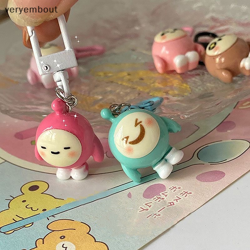 Ut Móc Khóa Hình Quả Trứng Búp Bê Hoạt Hình mini Nhiều Màu Sắc Dễ Thương