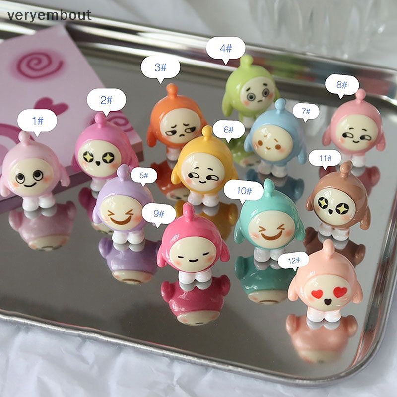 Ut Móc Khóa Hình Quả Trứng Búp Bê Hoạt Hình mini Nhiều Màu Sắc Dễ Thương