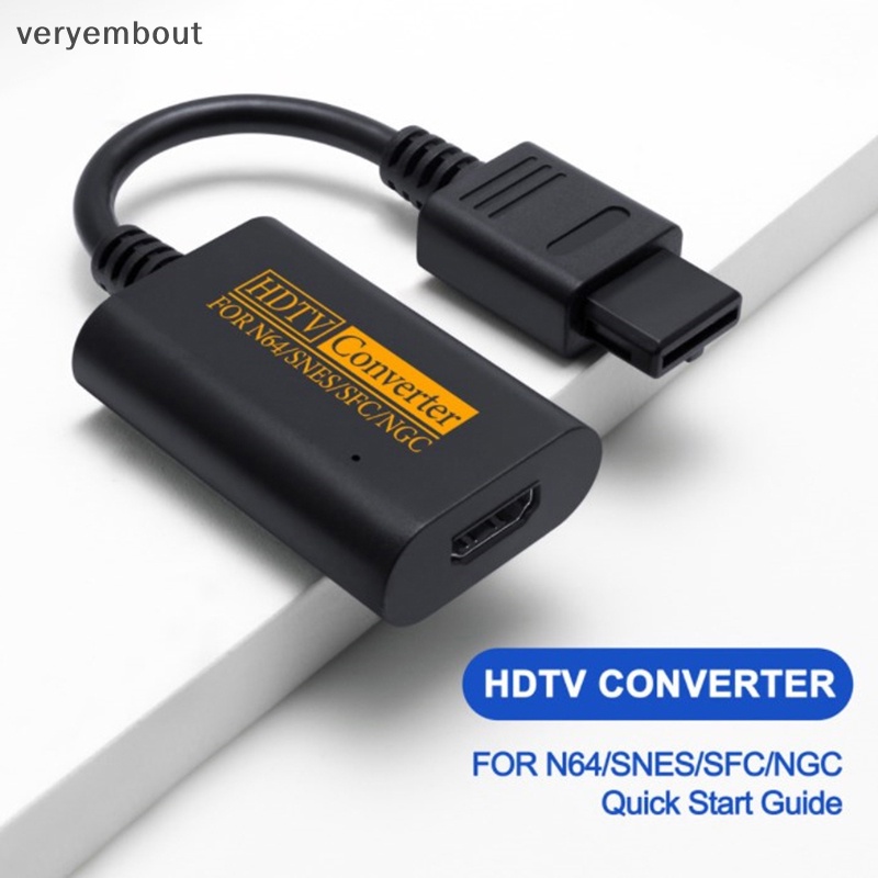 Bộ Thiết Bị Chuyển Đổi ut n64 Sang hdmi hdtv Cho Máy Chơi game Nintendo 64 gamecube snes 720p n | BigBuy360 - bigbuy360.vn