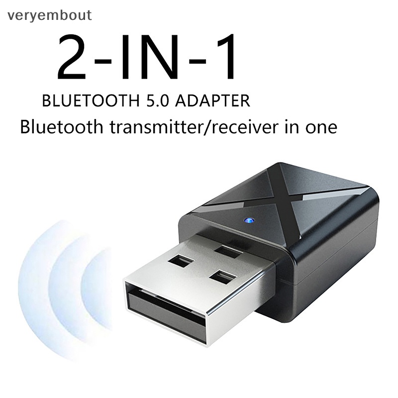 Ut usb bluetooth 5.0 Thu Phát Tín Hiệu Không Dây 2 Trong 1 Chất Lượng Cao Cho tv / pc