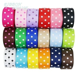 Dây Ruy Băng Họa Tiết Chấm Bi Hoạt Hình (22 / 38mm) 10 yards