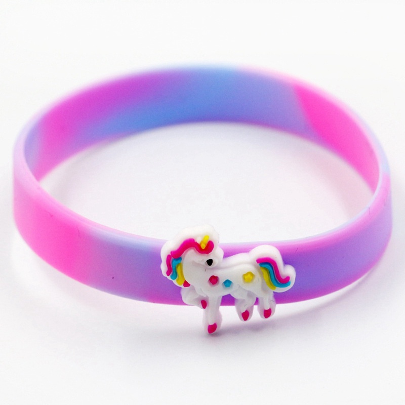 Vòng Đeo Tay Cao Su silicone Hình Kỳ Lân Cho Tiệc Giáng Sinh