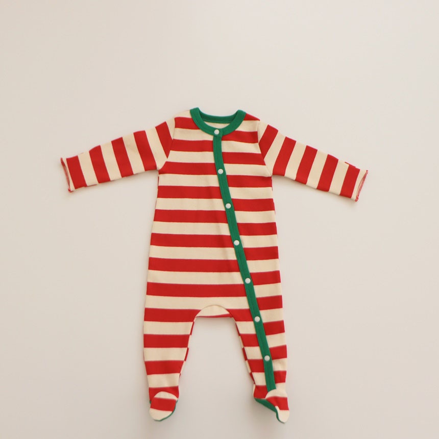 Trang Phục Giáng Sinh Thu Và Mùa Đông Mới Cho Bé Sơ Sinh onesie ins