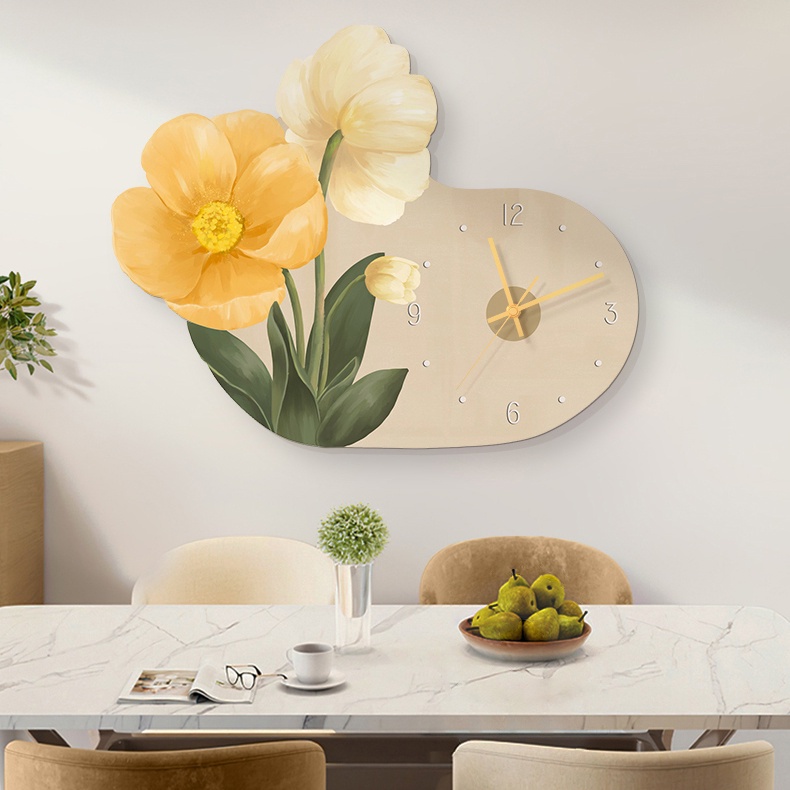 Tranh Chibi Đồng Hồ Đèn Led Cao Cấp, Decor Showroom, Spa, Nail, Quán Cà Phê