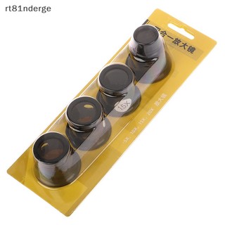 Ge set 4 kính lúp phóng đại 5x / 10 / 15x / 20x dụng cụ sửa chữa đồng hồ