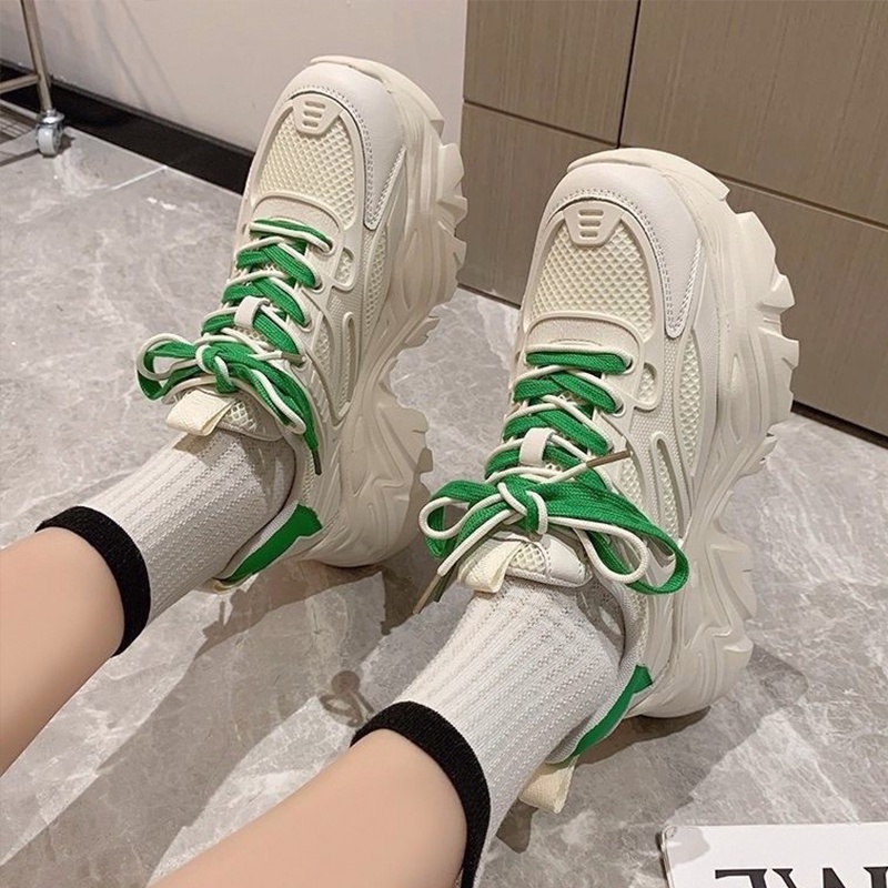 Yaoli niche Chính Hãng ins Giày Thể Thao Đế Dày Dễ Phối Đồ Thời Trang Thường Ngày Cho Nữ