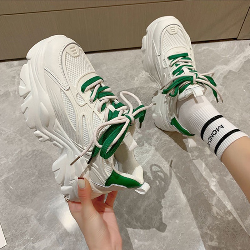 Yaoli niche Chính Hãng ins Giày Thể Thao Đế Dày Dễ Phối Đồ Thời Trang Thường Ngày Cho Nữ