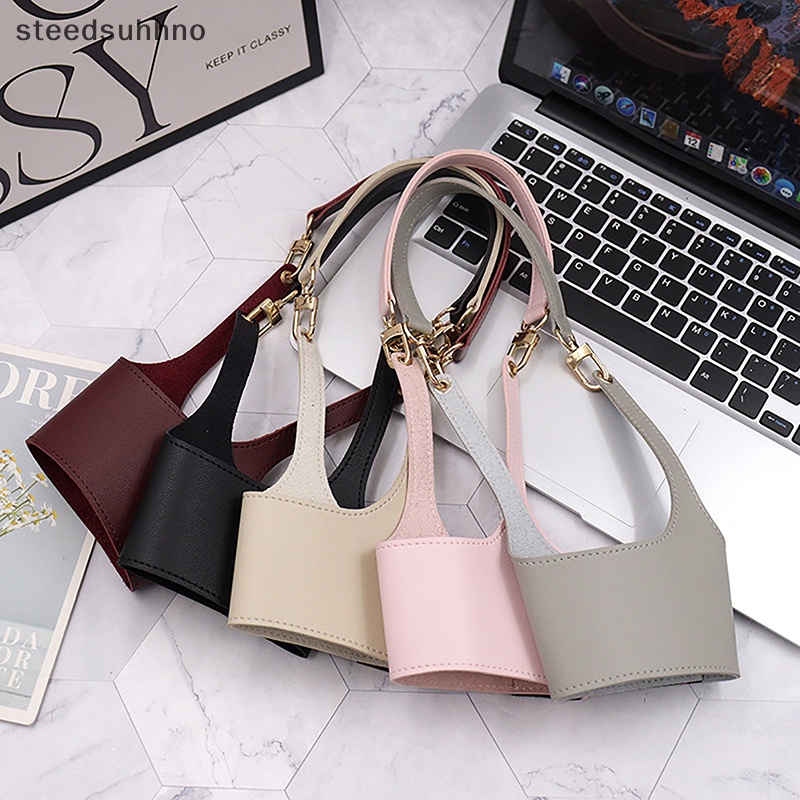 Steedsu Túi Da Đựng Bình Nước Cách Nhiệt Tiện Dụng hhno