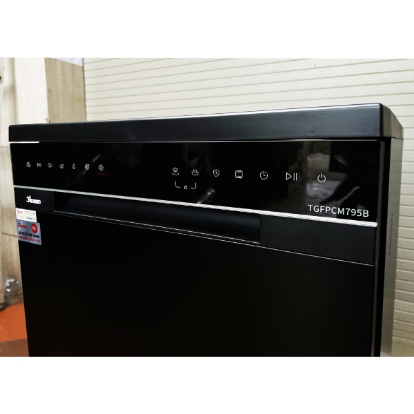 Máy Rửa Chén Bát Texgio 13 Bộ Sấy Khí Nóng, Diệt Khuẩn UV TGFPCM795B - Hàng Chính Hãng, Bảo Hành 3 Năm