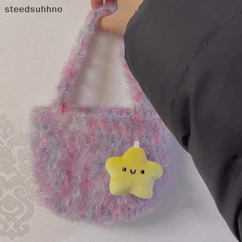 Đồ chơi nhồi bông Mềm Mại Hình Ngôi Sao Có Móc Khóa Dễ Thương hhno