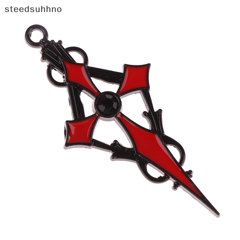 Steedsu Set 4 Mặt Dây Chuyền Hợp Kim Hình Thánh Giá Phù Thủy gothic diy hhno