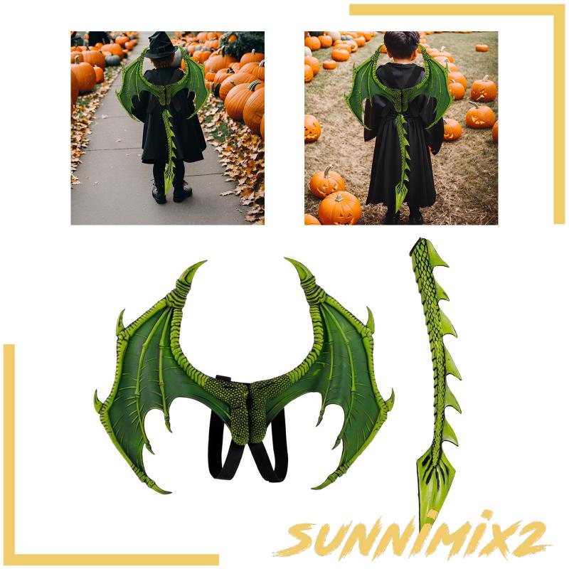 Bộ Đồ Hóa Trang Khủng Long Đuôi Dài Độc Đáo Cho Bé Dịp halloween