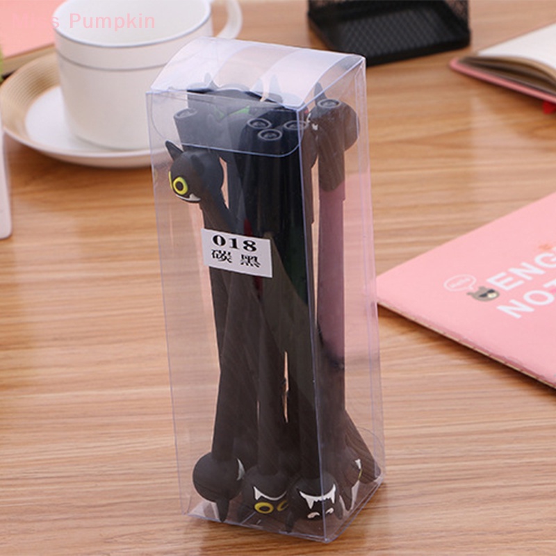 Bút Mực gel Đầu Bò Hoạt Hình Sáng Tạo Dễ Thương Cho Học Sinh / Văn Phòng