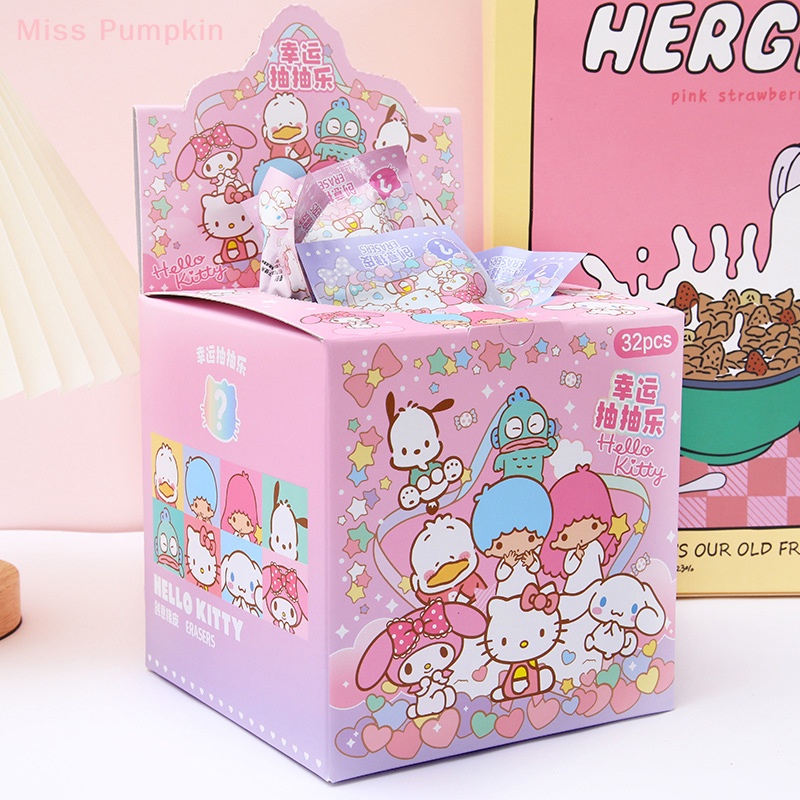 1 Túi Gôm Tẩy Hình Hoạt Hình sanrio Ngẫu Nhiên Có Thể Tháo Rời