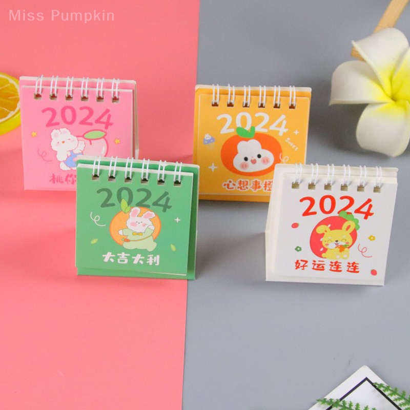 Lịch Để Bàn mini Hàng Mới 2024 Dùng Trang Trí Văn Phòng / Trường Học