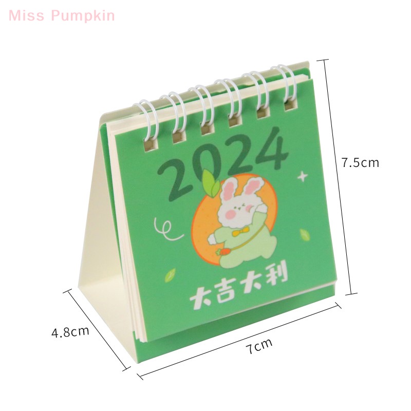 Lịch Để Bàn mini Hàng Mới 2024 Dùng Trang Trí Văn Phòng / Trường Học