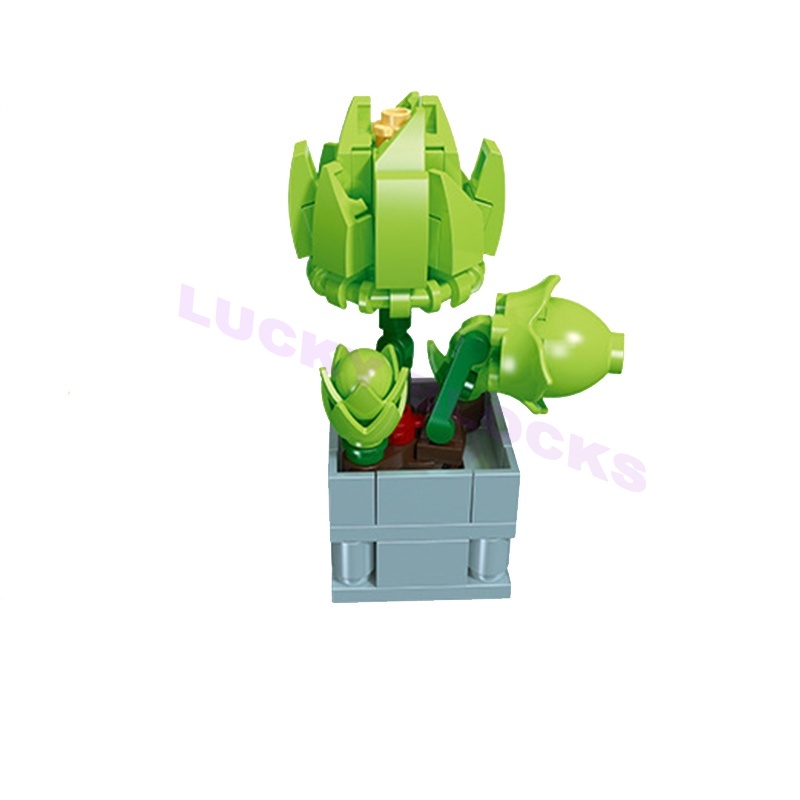 Lego Bộ Đồ Chơi Lắp Ráp Chậu Hoa diy Dành Cho Bé Gái