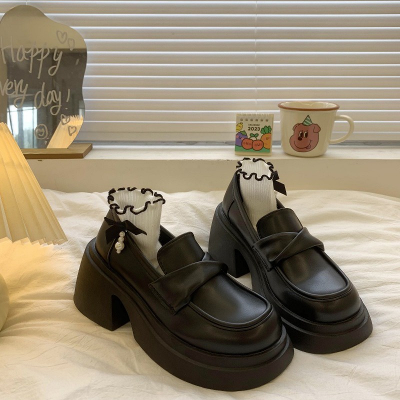 Giày oxford nữ đế 6cm giày lolita đế cao giày nữ đế cao