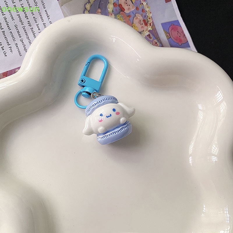 SANRIO Móc Chìa Khóa Hình Bánh macaron Dễ Thương Phong Cách Nhật Bản Mới