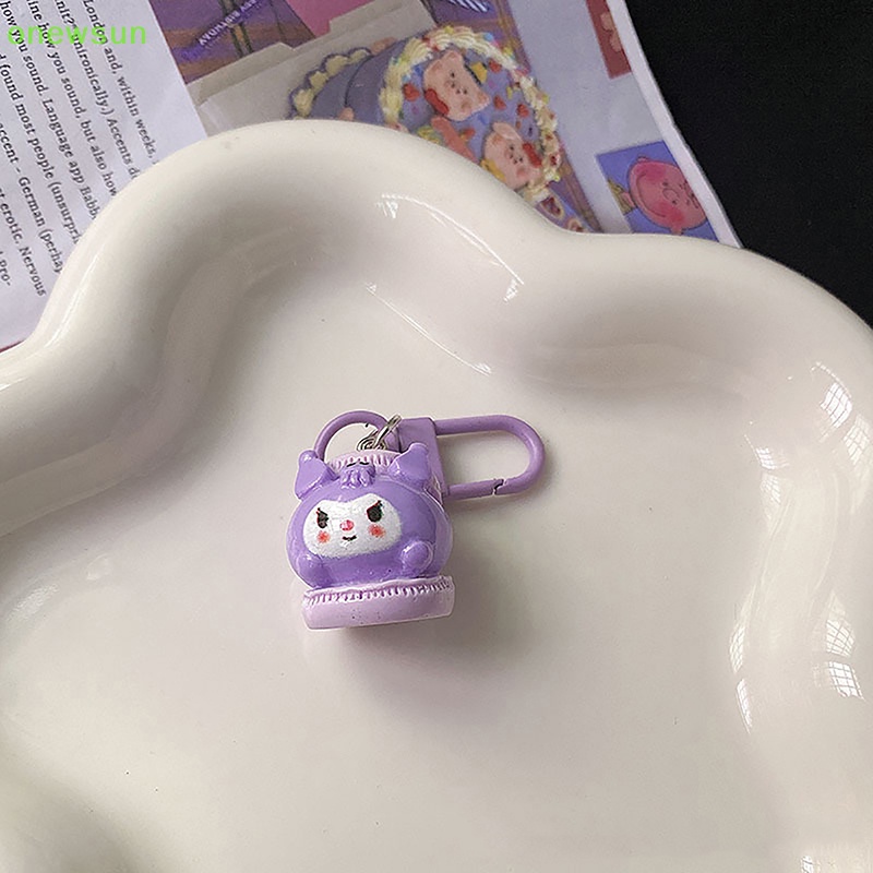 SANRIO Móc Chìa Khóa Hình Bánh macaron Dễ Thương Phong Cách Nhật Bản Mới