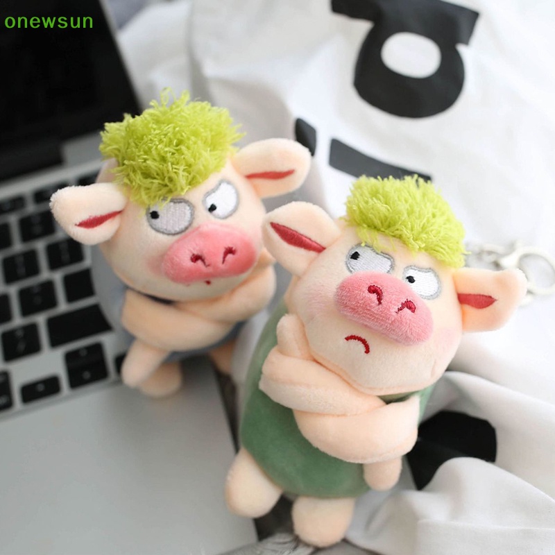 Móc Khóa Heo Nhồi Bông Mềm Mại Dễ Thương Mới