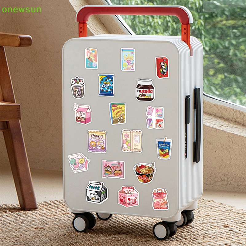 Set 100 sticker Chống Thấm Nước Họa Tiết Hoạt Hình graffiti Dùng Để Trang Trí Vali / Ván Trượt / laptop / Ván Trượt Mới