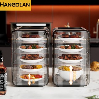 Lồng Bàn Nhựa Trong Suốt Chống Bụi Chống Trượt Thoáng Khí Đựng Rau Củ Quả Ốp