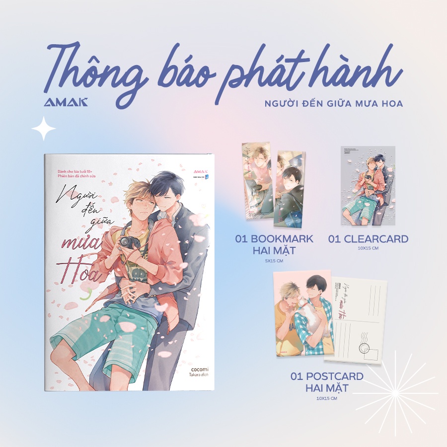 Sách Người Đến Giữa Mưa Hoa - AMAK - Bản Quyền